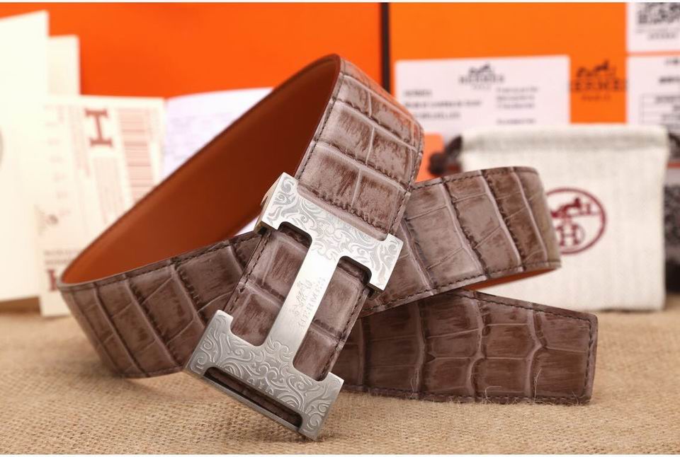 Super Perfect Quality Hermes Belts(100% Genuine Leather,Reversible Steel Buckle)-880