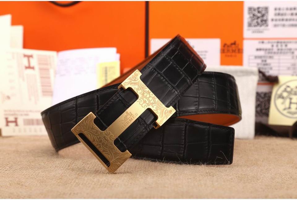 Super Perfect Quality Hermes Belts(100% Genuine Leather,Reversible Steel Buckle)-882