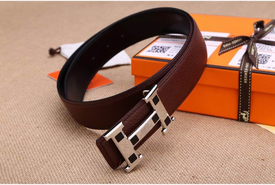 Super Perfect Quality Hermes Belts(100% Genuine Leather,Reversible Steel Buckle)-891