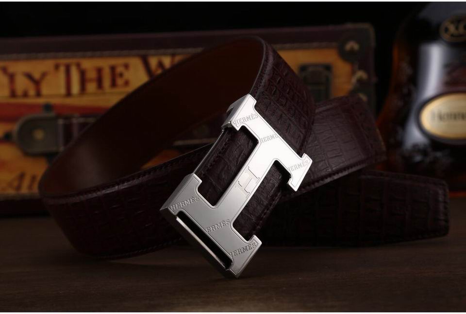 Super Perfect Quality Hermes Belts(100% Genuine Leather,Reversible Steel Buckle)-907