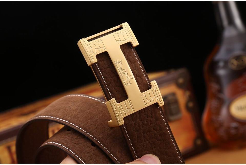 Super Perfect Quality Hermes Belts(100% Genuine Leather,Reversible Steel Buckle)-916