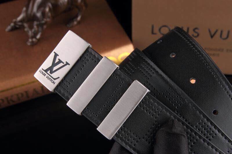 Super Perfect Quality LV Belts(100% Genuine Leather,Steel Buckle)-1102