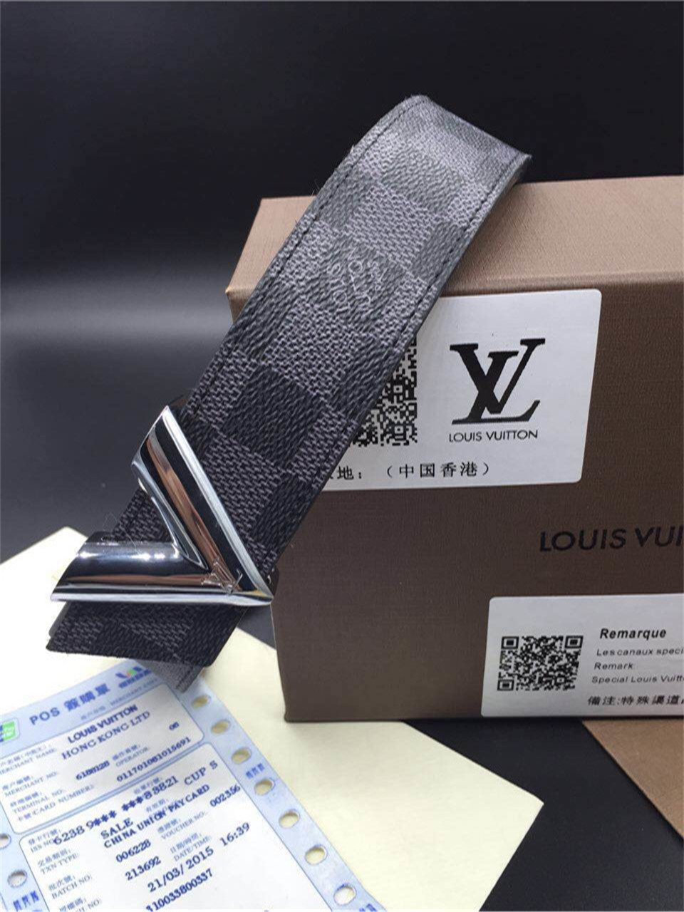 Super Perfect Quality LV Belts(100% Genuine Leather,Steel Buckle)-1111