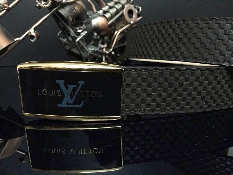 Super Perfect Quality LV Belts(100% Genuine Leather,Steel Buckle)-1121