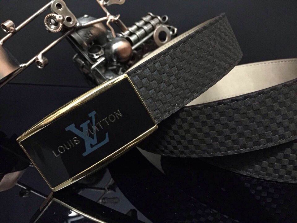 Super Perfect Quality LV Belts(100% Genuine Leather,Steel Buckle)-1122