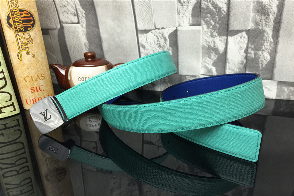 Super Perfect Quality LV Belts(100% Genuine Leather,Steel Buckle)-1162