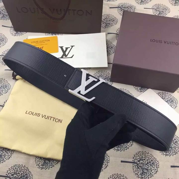 Super Perfect Quality LV Belts(100% Genuine Leather,Steel Buckle)-1226