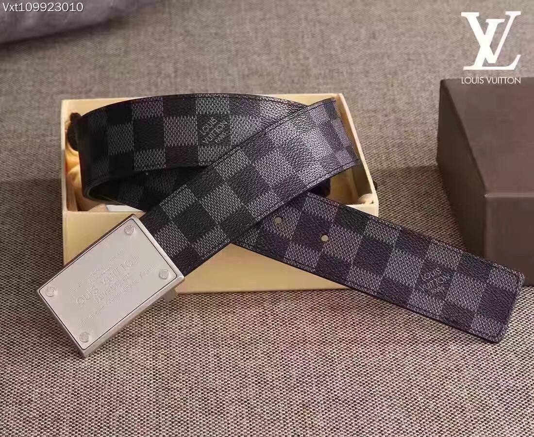 Super Perfect Quality LV Belts(100% Genuine Leather,Steel Buckle)-1308