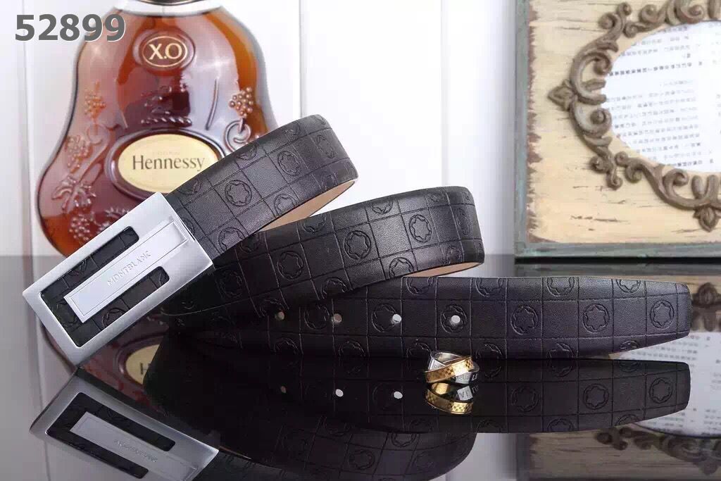 Super Perfect Quality MontBlanc Belts(100% Genuine Leather,steel Buckle)-017