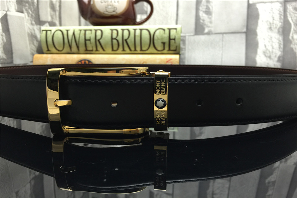 Super Perfect Quality MontBlanc Belts(100% Genuine Leather,steel Buckle)-023