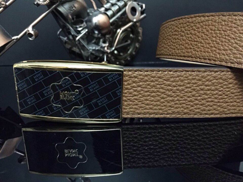 Super Perfect Quality MontBlanc Belts(100% Genuine Leather,steel Buckle)-026