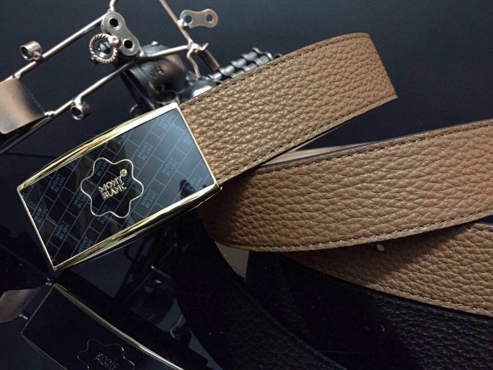 Super Perfect Quality MontBlanc Belts(100% Genuine Leather,steel Buckle)-027