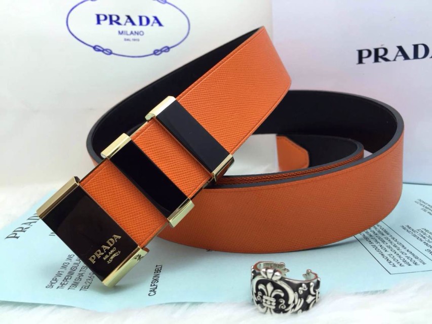 Super Perfect Quality Pada Belts(100% Genuine Leather,steel buckle)-039