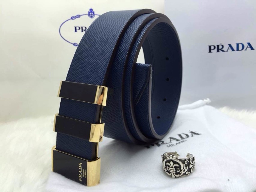 Super Perfect Quality Pada Belts(100% Genuine Leather,steel buckle)-040