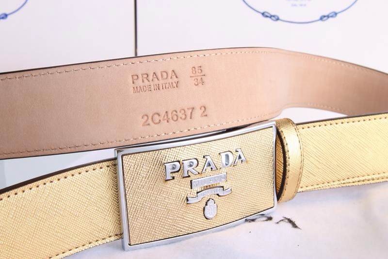 Super Perfect Quality Pada Belts(100% Genuine Leather,steel buckle)-056