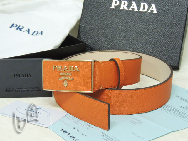 Super Perfect Quality Pada Belts(100% Genuine Leather,steel buckle)-093