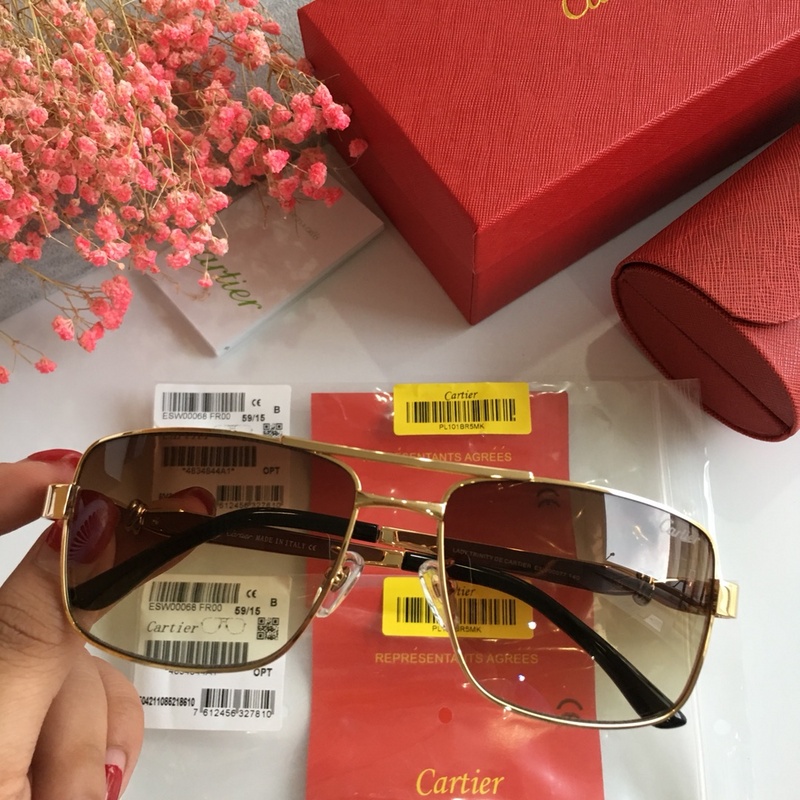 Cartier Sunglasses AAAA-037