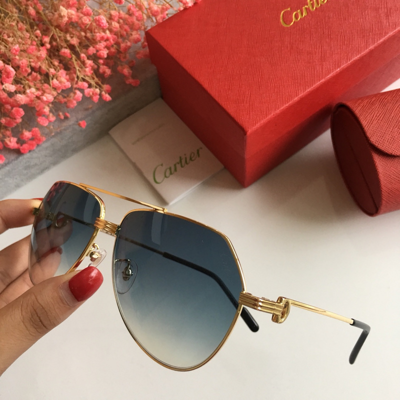 Cartier Sunglasses AAAA-053