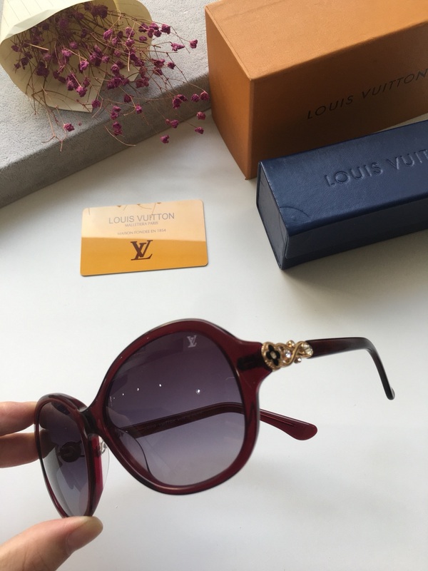 LV Sunglasses AAAA-136