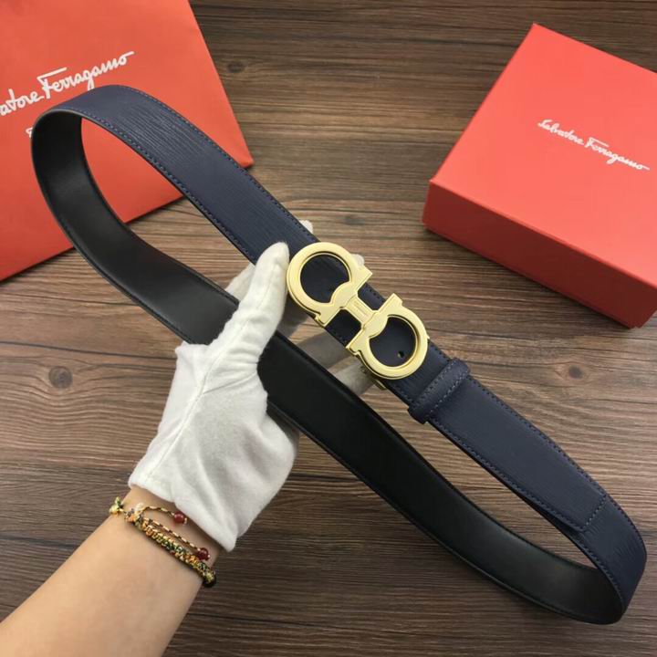 Super Perfect Quality Ferragamo Belts(100% Genuine Leather,steel Buckle)-1066