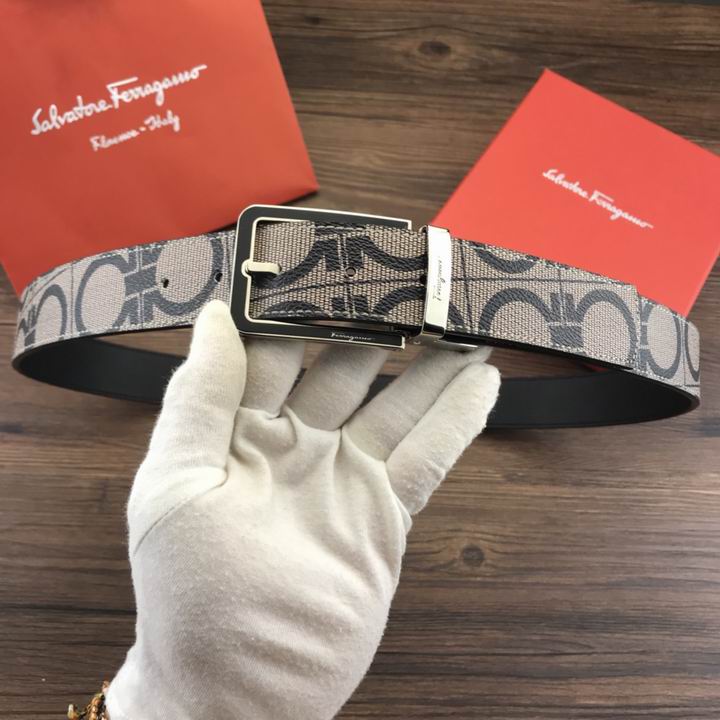 Super Perfect Quality Ferragamo Belts(100% Genuine Leather,steel Buckle)-1112