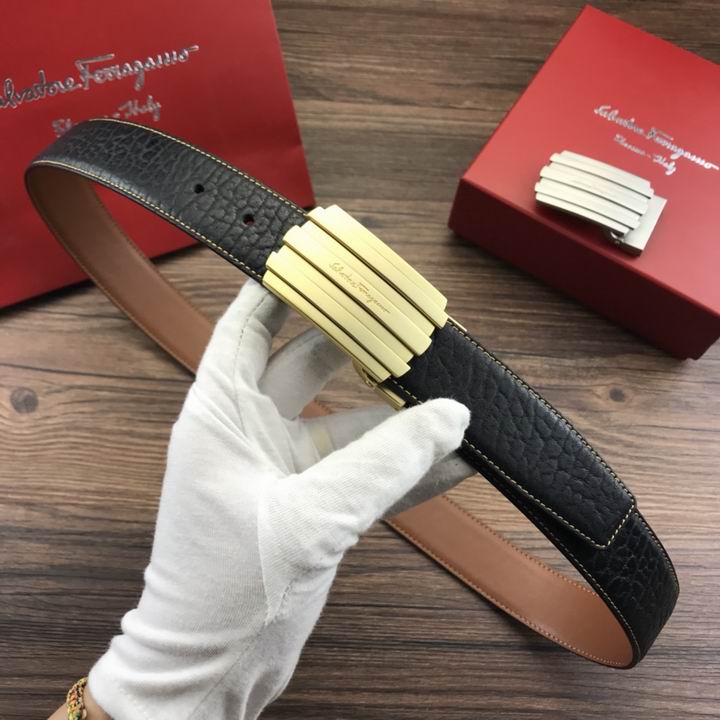 Super Perfect Quality Ferragamo Belts(100% Genuine Leather,steel Buckle)-1114