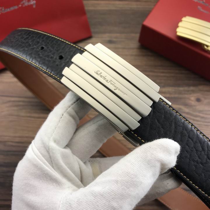 Super Perfect Quality Ferragamo Belts(100% Genuine Leather,steel Buckle)-1116