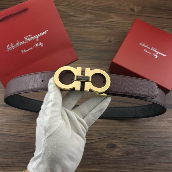 Super Perfect Quality Ferragamo Belts(100% Genuine Leather,steel Buckle)-1118