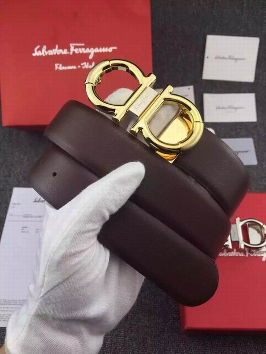 Super Perfect Quality Ferragamo Belts(100% Genuine Leather,steel Buckle)-1156