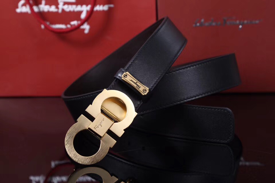 Super Perfect Quality Ferragamo Belts(100% Genuine Leather,steel Buckle)-875