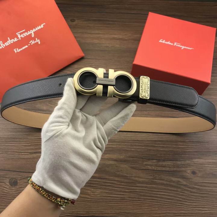 Super Perfect Quality Ferragamo Belts(100% Genuine Leather,steel Buckle)-921