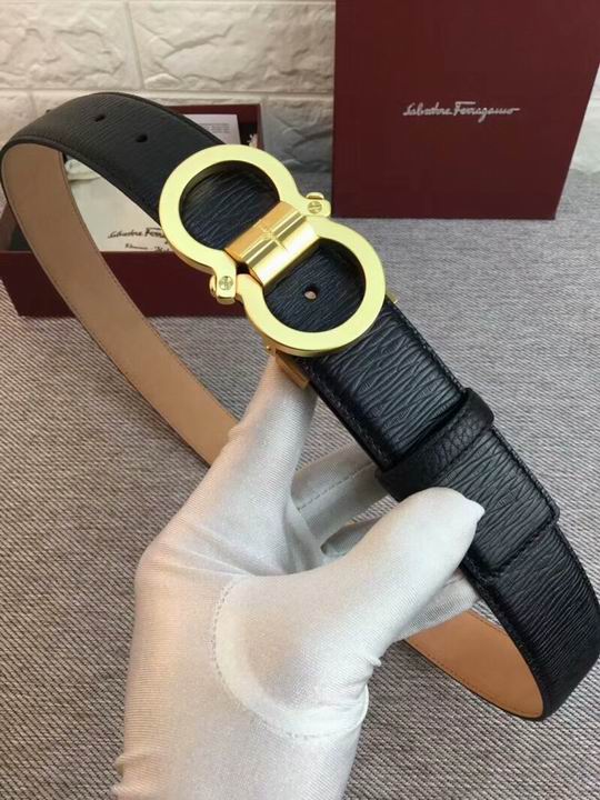 Super Perfect Quality Ferragamo Belts(100% Genuine Leather,steel Buckle)-940