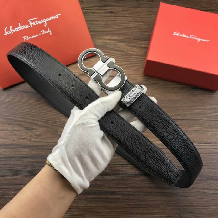 Super Perfect Quality Ferragamo Belts(100% Genuine Leather,steel Buckle)-961