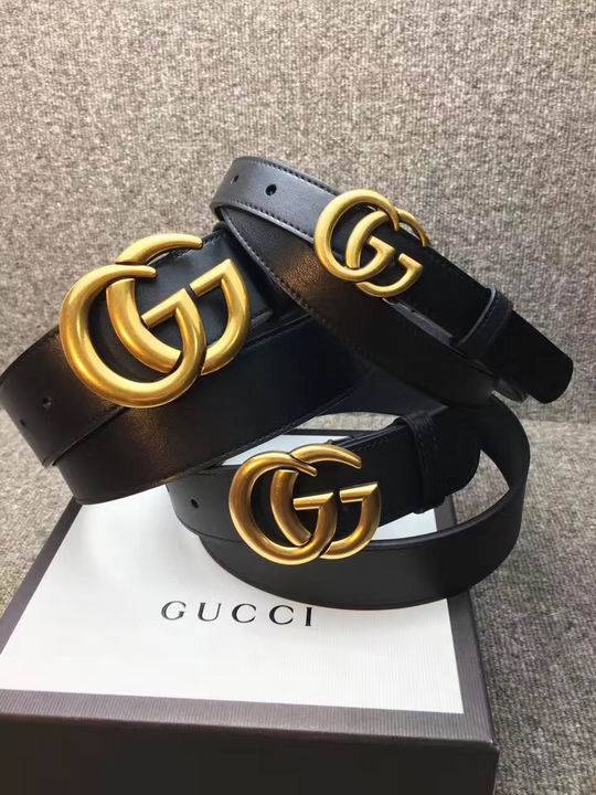 Super Perfect Quality G Belts(100% Genuine Leather,steel Buckle)-1076