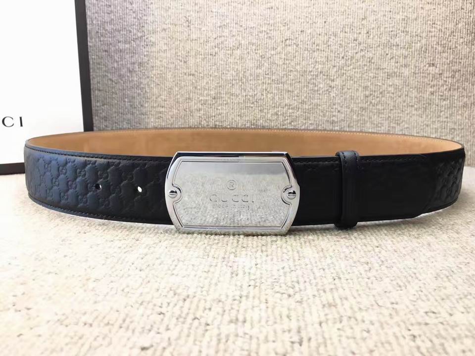 Super Perfect Quality G Belts(100% Genuine Leather,steel Buckle)-1210