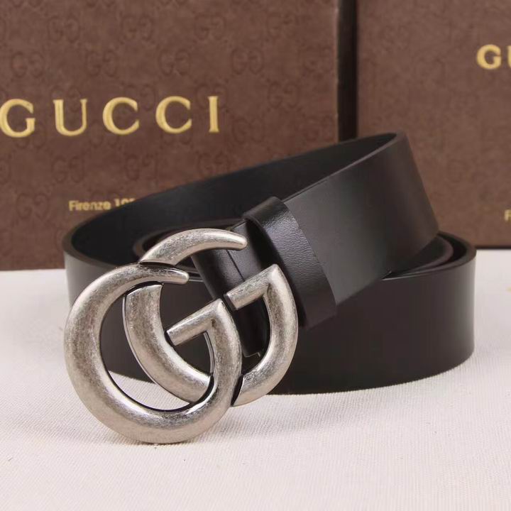 Super Perfect Quality G Belts(100% Genuine Leather,steel Buckle)-1275