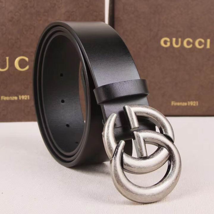 Super Perfect Quality G Belts(100% Genuine Leather,steel Buckle)-1276