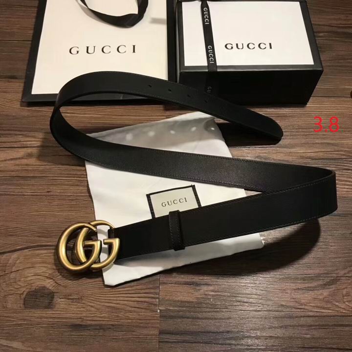 Super Perfect Quality G Belts(100% Genuine Leather,steel Buckle)-1378