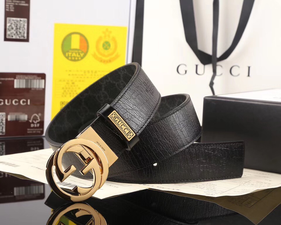 Super Perfect Quality G Belts(100% Genuine Leather,steel Buckle)-148