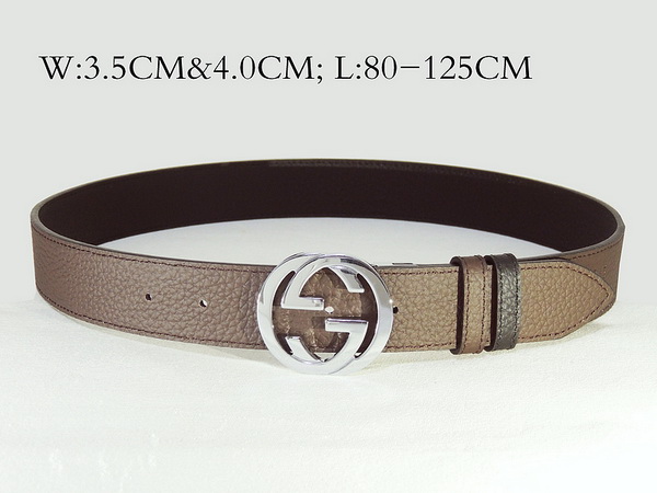 Super Perfect Quality G Belts(100% Genuine Leather,steel Buckle)-1496