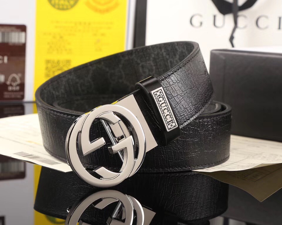 Super Perfect Quality G Belts(100% Genuine Leather,steel Buckle)-150