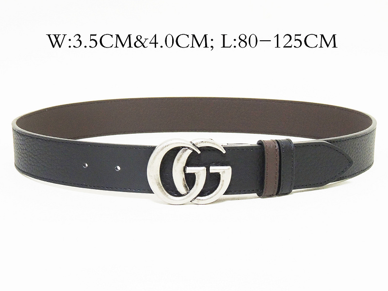 Super Perfect Quality G Belts(100% Genuine Leather,steel Buckle)-1503