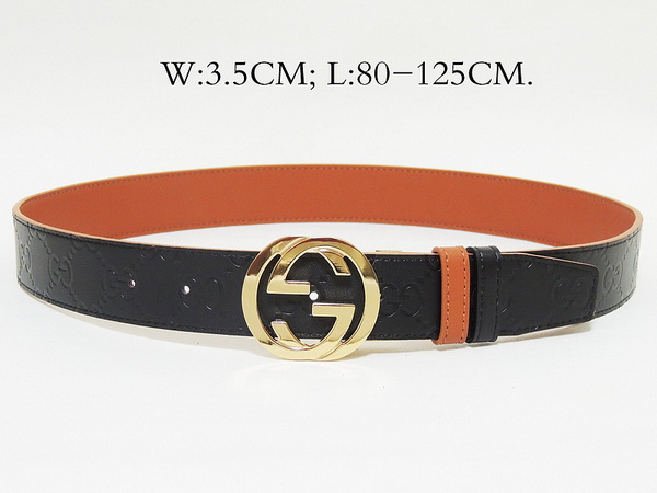 Super Perfect Quality G Belts(100% Genuine Leather,steel Buckle)-1509