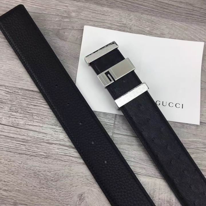 Super Perfect Quality G Belts(100% Genuine Leather,steel Buckle)-202