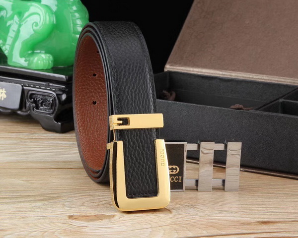 Super Perfect Quality G Belts(100% Genuine Leather,steel Buckle)-257