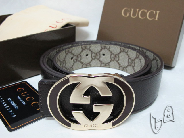 Super Perfect Quality G Belts(100% Genuine Leather,steel Buckle)-308