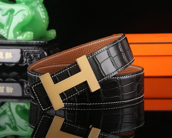 Super Perfect Quality Hermes Belts(100% Genuine Leather,Reversible Steel Buckle)-1029