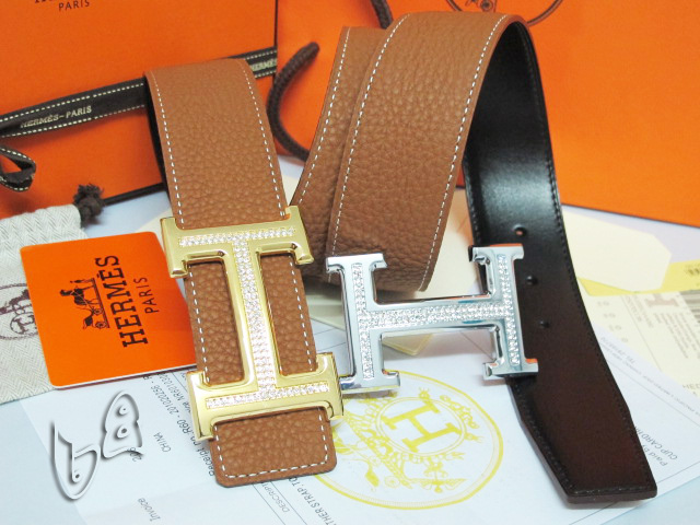 Super Perfect Quality Hermes Belts(100% Genuine Leather,Reversible Steel Buckle)-1088