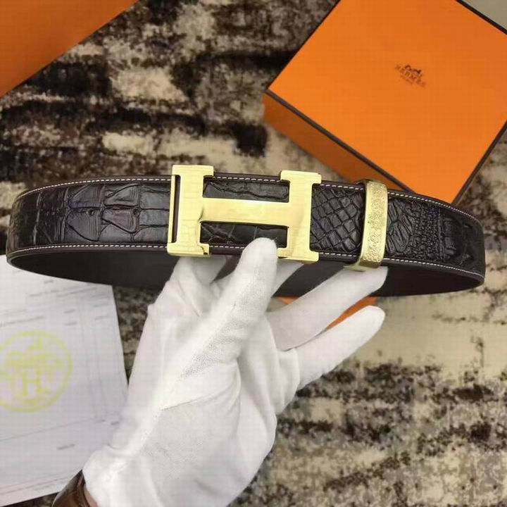 Super Perfect Quality Hermes Belts(100% Genuine Leather,Reversible Steel Buckle)-1126