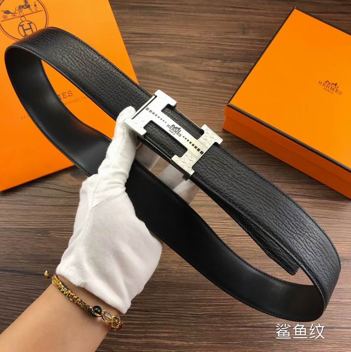 Super Perfect Quality Hermes Belts(100% Genuine Leather,Reversible Steel Buckle)-1144